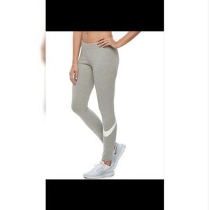 Nike Swoosh Grey Leggings